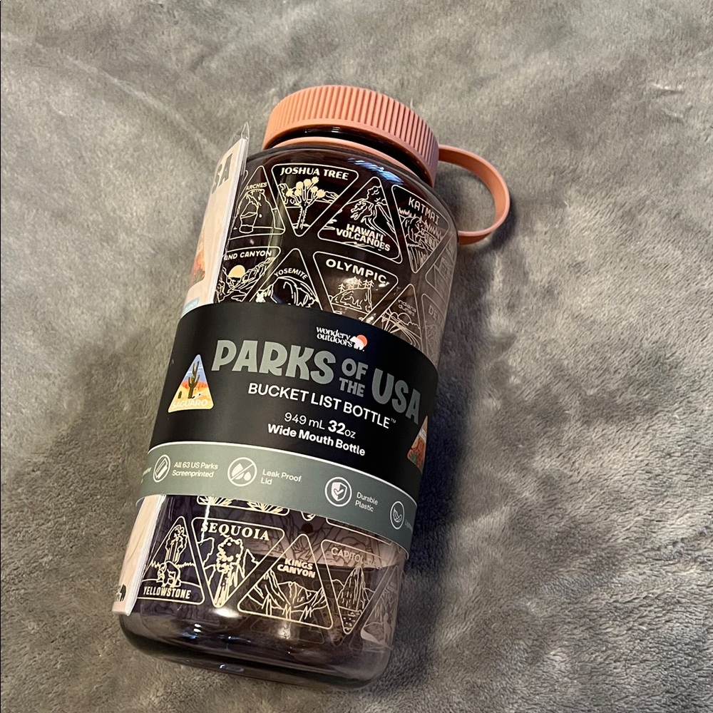Parks of the USA Water Bottle